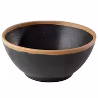 (6 adet) Kase - Melamin - CROCKER - 0,7L - yuvarlak - Ø160mm - Kahverengi/Terrakotta