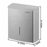 AIR-WOLF | Contenitore per rifiuti igienici - 10 L - Acciaio inox