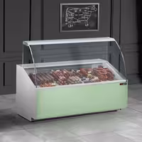 Serve Over Counter - 1568mm - front panel light green - capacity 324 litres