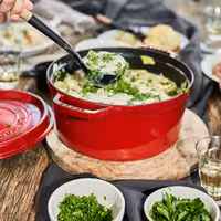 STAUB | LA COCOTTE - Cocotte - Ø 300 mm - Lijevano željezo - Crvena boja trešnje