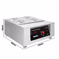 Chocolate Melter - 4 x 1.7L - 1kW