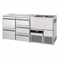 Direct Draw Beer Dispenser / Kegerator PREMIUM - 1950x700mm - 5 Drawers