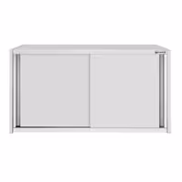 خزانة حائط ستانلس ستيل ECO - 1200x400mm - مع باب انزلاقي - ارتفاع 650 mm