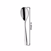 (12 pcs) Dessert spoon Aleria - 18/10 stainless steel - 207mm - Mirror