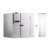 Inox zamrzivačka komora - 1800x1200 mm - 2,65 m³ - uklj. zamrzivački agregat - -20/-10 °C
