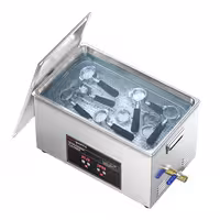 Ultrazvučni čistač – 30 litara – 600 W ultrazvučne snage – s odvodnim ventilom