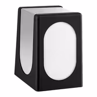 Peçete Dispenseri - ABS - 100x135x150mm - Siyah/Gri