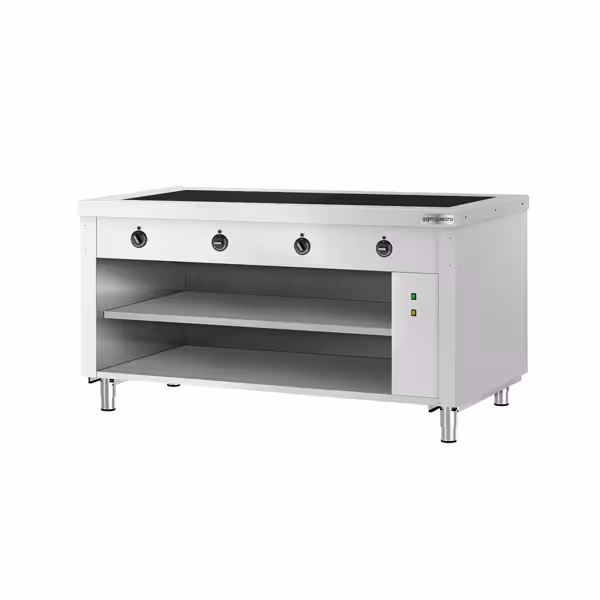 Bufeelett soe KOPENHAGEN - 1 560 mm - koos soojendusplaadiga - roostevaba teras