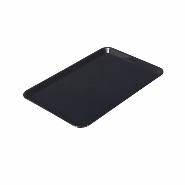 Placă de prezentare dreptunghiulară – plastic – 360 x 240 x 15 mm – negru