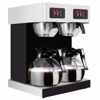 Commercial Twin Filter Coffee Machine - 2x 1.8L - 4.04 kW - Manual Fill - incl. 2 Glass Jugs