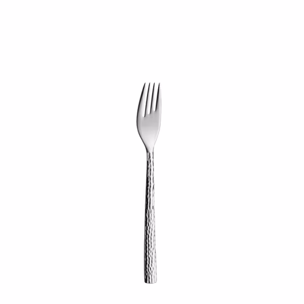 (12 pieces) WMF | inMotion Fork – 170 mm - 18/10 stainless steel - hammered finish
