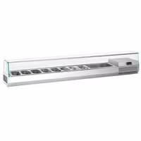 Countertop Prep Well / Refrigerated Topping Unit PREMIUM PLUS - 2300x353mm - 11x GN 1/4