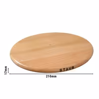 STAUB | Specialities - mágneses edényalátét - Ø 210 mm - barna - bükk