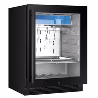 Kabinet za suho dozrijevanje mesa – 595 mm – 98 litara – 1 staklena vrata bez okvira – crna