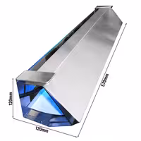 Lampa owadobójcza PREMIUM – stal nierdzewna – obszar działania: 10 m² – 1x 15 W – ze stopniem ochrony IP20