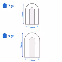 Ledomat - Šuplje kockice leda - 12 kg/24 h - Srebro