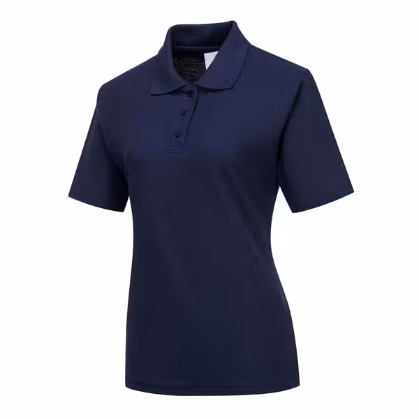 Women’s Cotton Polo Shirt - Navy - Size: XS