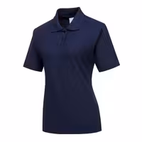 (5 pcs) Women’s Cotton Polo Shirt - Navy - Size: L
