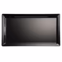 (6 pcs) GN 1/1 Gastronorm Tray - PURE - Melamine - 530x325mm - Height: 30mm - Black