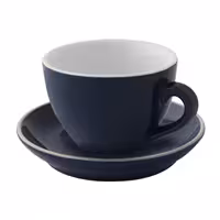 (6 kom) Colors - Šalica za cappuccino - 180 ml - Plava