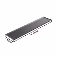 Tavă pentru produse de patiserie și prezentare – 60 x 15 cm – negru