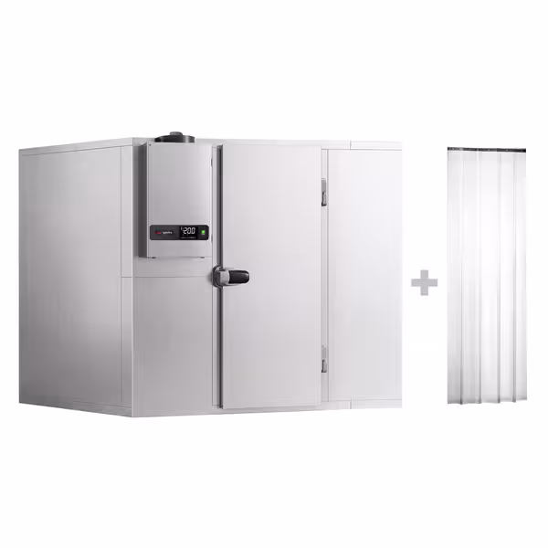 Inox zamrzivačka komora - 2100x1500 mm - 4,14 m³ - uklj. zamrzivački agregat - -20/-10 °C