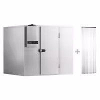Inox zamrzivačka komora - 2100x1500 mm - 4,14 m³ - uklj. zamrzivački agregat - -20/-10 °C