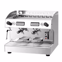 Commercial Espresso Machine - 2 Group - Manual - Pre-infusion System & 1 Steam Wand