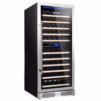 Commercial Wine Fridge - Dual Zone - 350L - max. 116 bottles