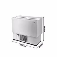 Commercial Top Loading Bottle Cooler - Stainless steel - 200L