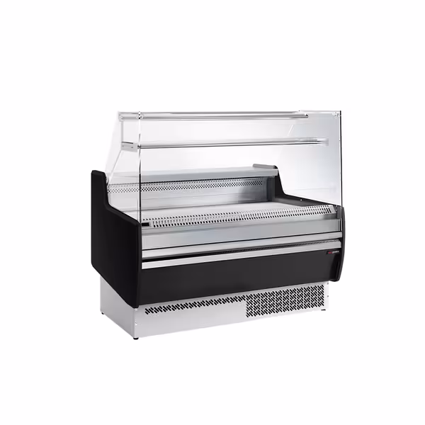 Serve Over Counter - 1310mm - with 2 doors - with 1 shelf - black front