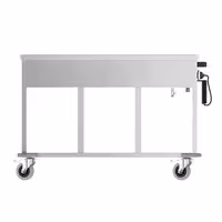 Toplovodna kupka grijana kolica - 2,5 kW - 3x GN 1/1