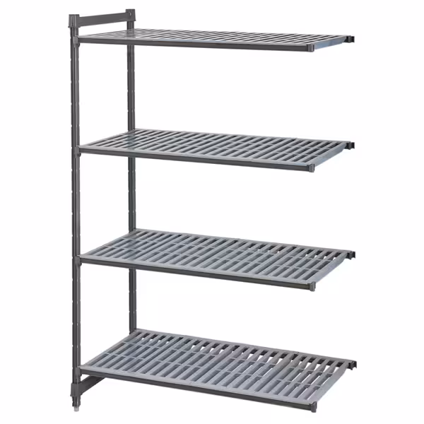 CAMBRO | Camshelving® - مع 4 رفوف شبكية - 1328 مم - Basics Plus رف تمديد من سلسلة