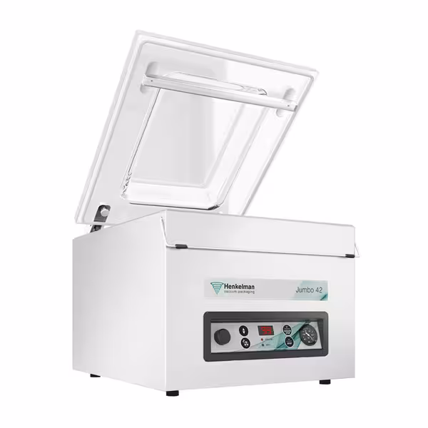 HENKELMAN | JUMBO 42 – Komorna vakuumska pakirka – 16 m³/h – 600 W – Digitalna