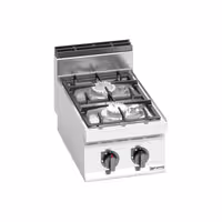 Fogão a gás de mesa - 9,5kW - 2 queimadores