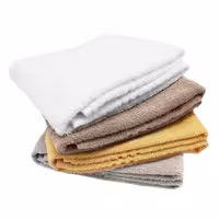 (10 unid) Toalha de rosto Grönland - Hotelaria - 50x100cm - 100% algodão - Branco