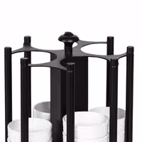 Jam Etagere / Buffet Stand - rotating - Stainless steel, powder-coated - Black - Height: 170mm