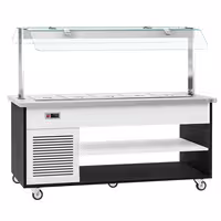 Carrinho de buffet frio DANZIG - 1900mm - para 5x GN 1/1