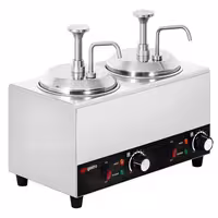 Grijaći dozator umaka – 1,2 kW – 2 x 2 litre – uključujući umetak