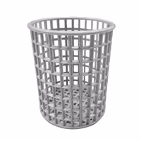 Panier à couverts - rond - Ø170x125 mm - gris