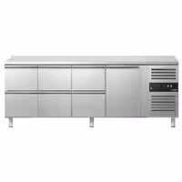 Balcão refrigerado ECO - 2230 x 700 mm - com 1 porta - 6 gavetas