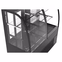 Commercial cake display fridge Self-Service - 1400mm - Double glazing - with 2 glass shelves - for patisserie