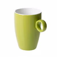 (6 kom) BART COLOUR CAFE - Šalica za kavu - 230 ml - Zelena (Limeta)