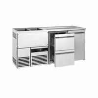 Direct Draw Beer Dispenser / Kegerator PREMIUM - 1950x700mm - 1 Solid Door & 2 Drawers