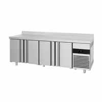 Rashladni pult PREMIUM - 2330x700 mm - 632 l - Ventilirano hlađenje - s 4 vrata - Podignuti rub