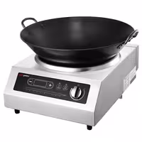 Indukcijski wok štednjak - 3,5 kW - 1 zona - Ø 460 mm - uključuje wok