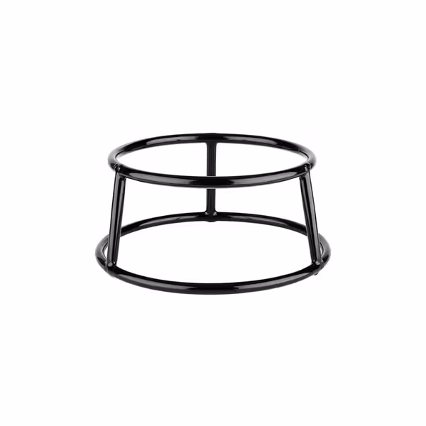 Açık Büfe Teşhir Standı - MULTI ROUND - Metal - Siyah - köşeli - 180x180x80mm