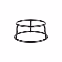 Açık Büfe Teşhir Standı - MULTI ROUND - Metal - Siyah - köşeli - 180x180x80mm