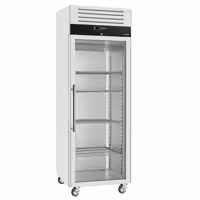 Szafa mroźnicza ECO – stal nierdzewna – GN 2/1 – 700 L – z 1 drzwiami szklanymi