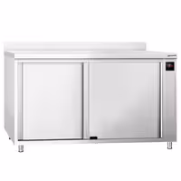 Szafa grzewcza PREMIUM – 1600 x 600 mm – cyfrowa – z rantem i drzwiami przesuwnymi
